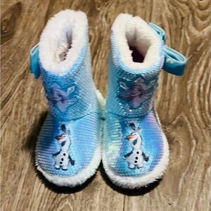 Disney Frozen Blue Kids Slippers